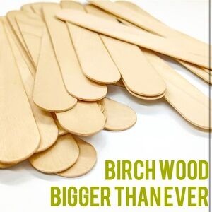 Birch Wood Craft Sticks